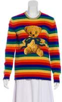 Thumbnail for your product : Gucci 2017 Teddy Bear Sweater Red 2017 Teddy Bear Sweater