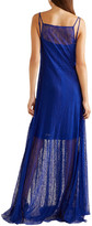 Thumbnail for your product : Akris Pleated Lace Maxi Dress