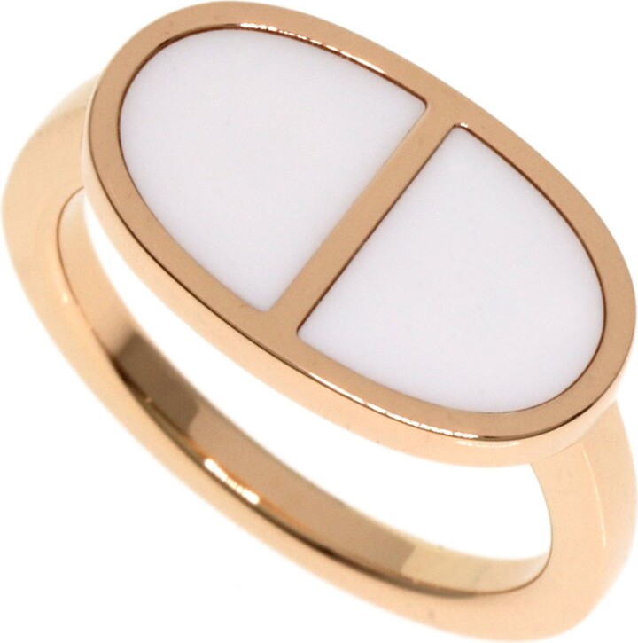 Hermes Pink Band Ring (Pre-Owned)