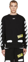Thumbnail for your product : Off-White Black Diagonal Spray Pullover