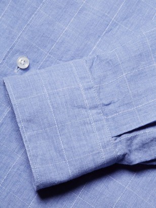 Saks Fifth Avenue COLLECTION Long Sleeve Linen Tonal Boucle Shirt