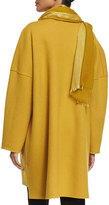 Thumbnail for your product : Eileen Fisher Boiled Wool Kimono Coat, Mustard
