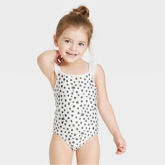 Girls' Gingham Check One Piece Swimsuit - Cat & Jack™ Green Xl
