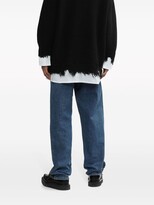 Thumbnail for your product : MM6 MAISON MARGIELA Panelled Mid-Rise Straight-Leg Jeans