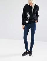 Thumbnail for your product : Cheap Monday Mid Spray Super Skinny Jeans With Raw Hem