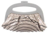 Thumbnail for your product : Jimmy Choo Leather Beaded Clutch