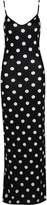 Thumbnail for your product : boohoo Polka Dot Strappy Jersey Maxi Dress