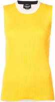 Calvin Klein 205W39nyc ribbed contrast tank top