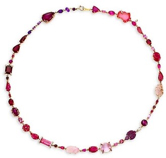 Sharon Khazzam Baby 18K Gold, Multicolor Diamond & Multi-Stone Necklace