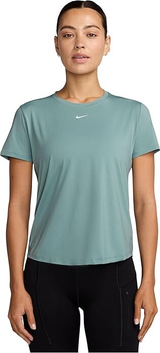 Nike One Classic Dri-fit Short-sleeve Top Women's Workout Cannon : LG (US 12-14), Elastane/Polyester