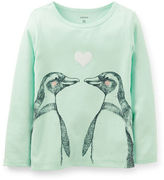 Thumbnail for your product : Carter's Penguin Friends Tee