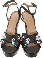 Thumbnail for your product : Sonia Rykiel Iconic Print Platform Sandals