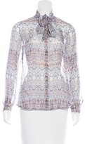 Thumbnail for your product : L'Agence Silk Button-Up Top