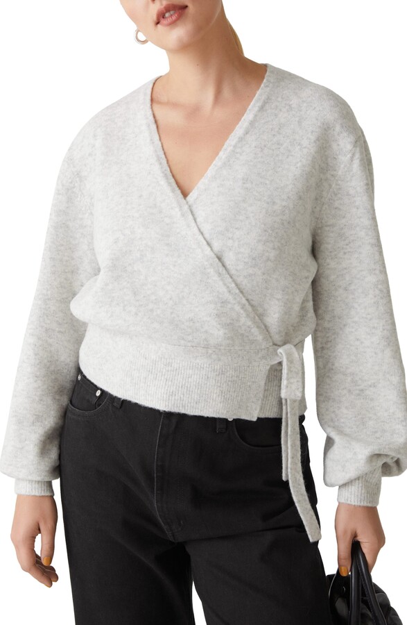 side tie wrap sweater