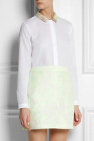 Thumbnail for your product : Carven Contrast-collar cotton-piqué shirt
