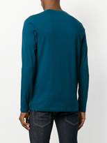 Thumbnail for your product : Balmain logo embossed fitted top