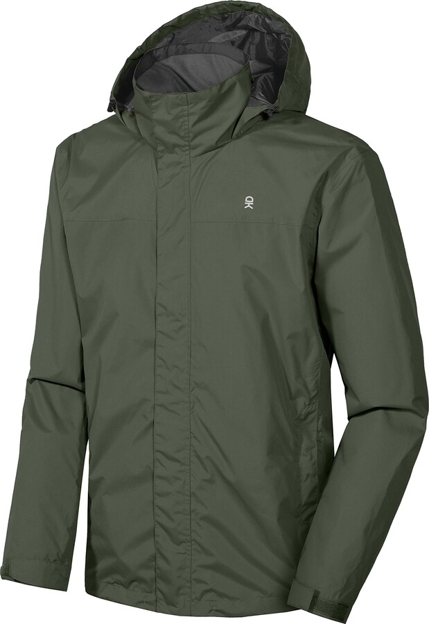 Little Donkey Andy Men's Waterproof Rain Jacket Outdoor Lightweight