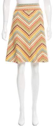Nanette Lepore Tweed A-Line Skirt