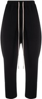 Thumbnail for your product : Rick Owens Drawstring Cropped Astaires trousers