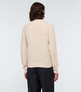 Thumbnail for your product : Ralph Lauren Purple Label Silk and linen blend crewneck sweater