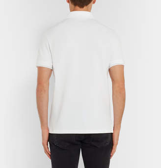 Loro Piana Slim-Fit Contrast-Tipped Stretch-Cotton PiquÃ© Polo Shirt