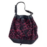 Thumbnail for your product : Sandro Leopard print Leather Handbag