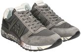Thumbnail for your product : Premiata Lander In Grey Suede And Fabric Sneakers