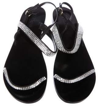 Studio Pollini Embellished Slingback Sandals