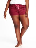 Thumbnail for your product : Old Navy Printed Plus-Size Poplin Boxers
