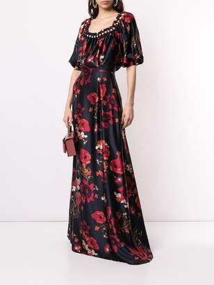 Mother of Pearl long floral print dress