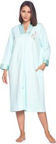 Thumbnail for your product : Casual Nights Women's Quilted Long Sleeve Zip Up House Dress Robe
