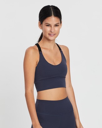 All Fenix - Women's Navy Crop Tops - Madison Core Sports Bra - Size One Size, XS/6 at The Iconic