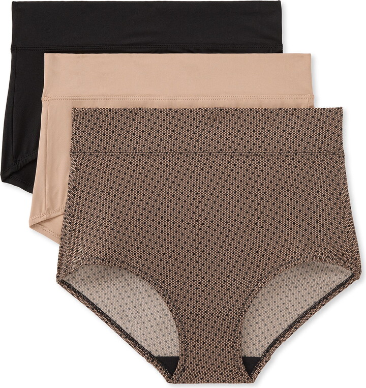 Warners Blissful Benefits Dig Free Microfiber Brief 3-Pack