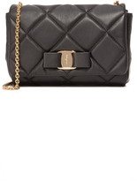 Thumbnail for your product : Ferragamo Miss Vara Bow Soft Quilted Shoulder Bag