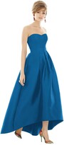 Thumbnail for your product : Dessy Collection Dessy Collection Strapless Satin High Low Dress with Pockets