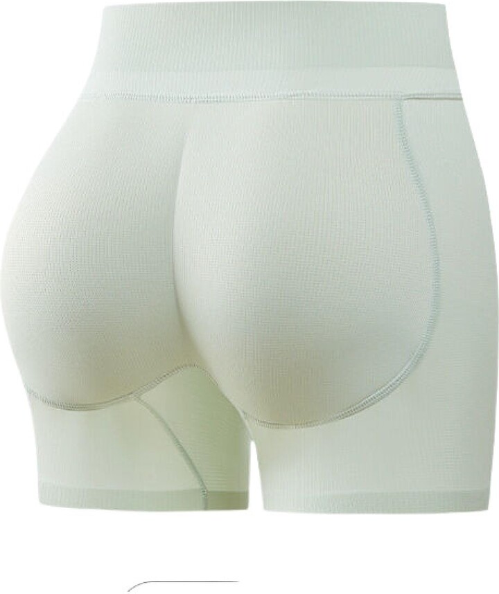 KETAFOUND Women Butt Lifter Padded Panties Green High Waist Buttock