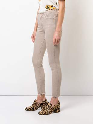 Mother raw cuff skinny jeans