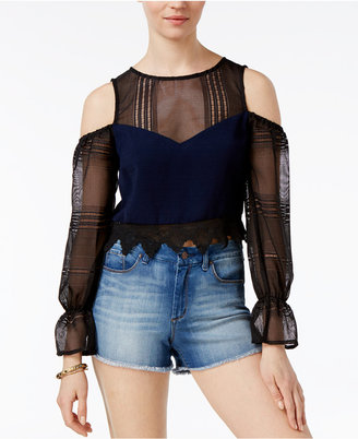 Endless Rose Off-The-Shoulder Illusion Top