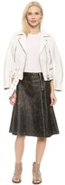 Thumbnail for your product : Acne Studios Sky Vintage Leather Skirt