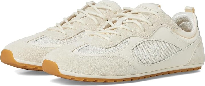 Tory Burch Field Sneaker Women's Shoes Light Cream : 6.5 M, Suede