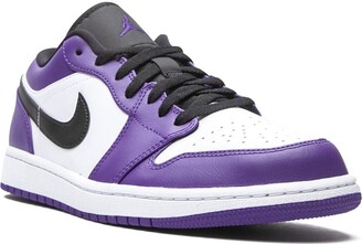 Jordan Low "Court Purple" sneakers - ShopStyle