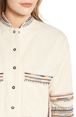Velvet by Graham & Spencer Women's Embroidered Cotton Jacket