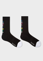 Thumbnail for your product : Paul Smith Black Cycling Socks With Heel Logo