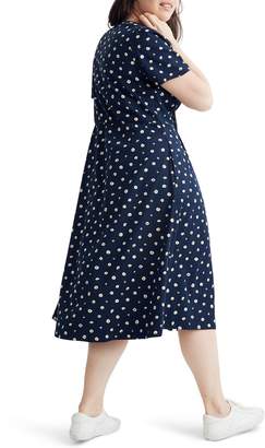 Madewell Daylily Midi Dress in Daisy Dots