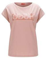 Thumbnail for your product : HUGO BOSS Relaxed-fit T-shirt in cotton with reverse logo
