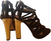 Thumbnail for your product : ZARA Black Suede Sandals