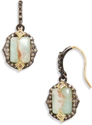Armenta Old World Emerald Cut Drop Earrings