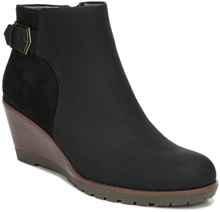 dr scholl's wedge boots