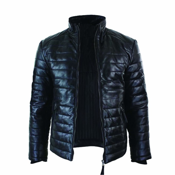leather genuine jacket