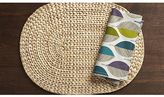 Thumbnail for your product : Crate & Barrel Variegated Leaves Cloth Dinner Napkin
